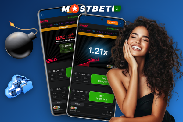Mostbet Aviator bet panel with PKR stake input and live cash-out button