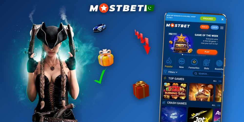 Mostbet casino bonus promo cards showing free spins cashback and VIP crown on dark background