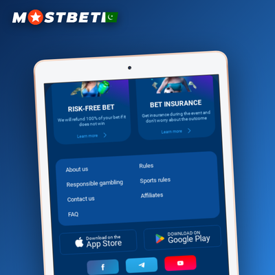 Mostbet cricket insurance free bet tile featuring bat ball and shield icon in gold