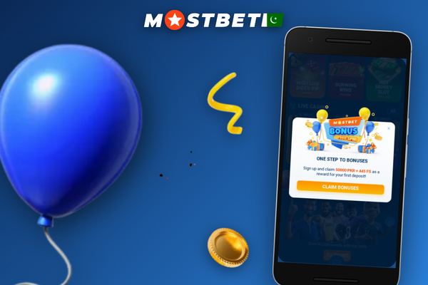 Enter Mostbet bonus code BETBONUS125 in the deposit field with JazzCash selected on mobile