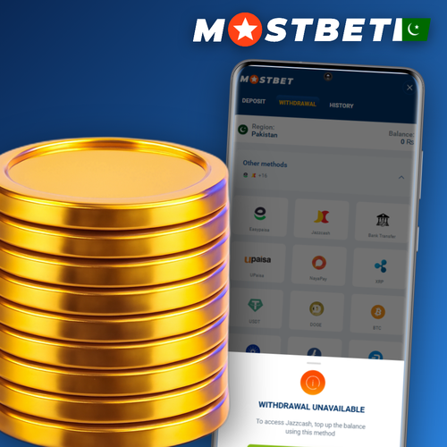 Mostbet prediction dashboard on smartphone with upward bar chart for Pakistani players