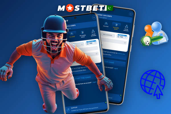 Mostbet account confirmation dashboard with promo code applied and first deposit prompt