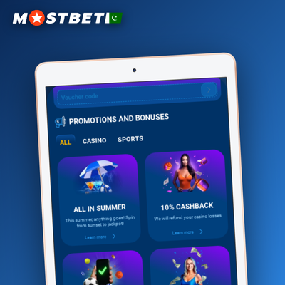 Mostbet weekly free bet token tile rewarding Pakistan players every Monday with qualifying bets